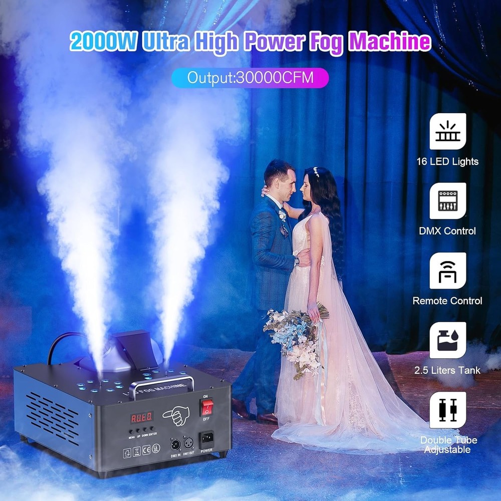 Fog Machine RGB LED Stage Smoke