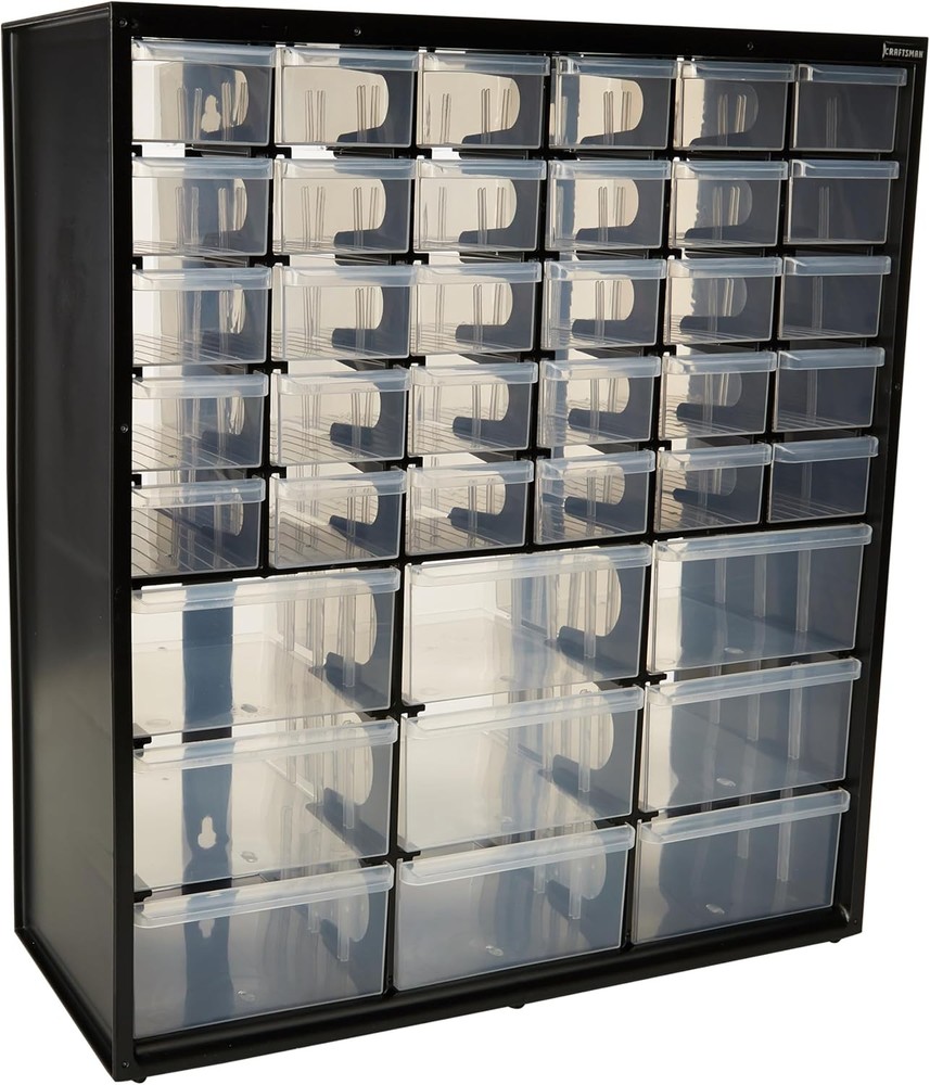 Large Storage Organizer, 39 Compartment, Plastic (CMST40739)