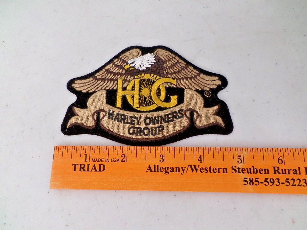 Harley-Davidson Owners Group H.O.G. PATCH Vest Jacket Eagle HOG 5" x 3"