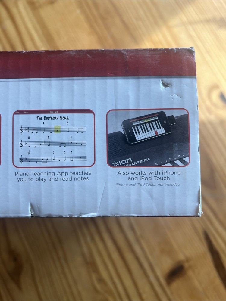 ION Piano Apprentice 25-note Lighted Keyboard for iPad, iPod and iPhone New