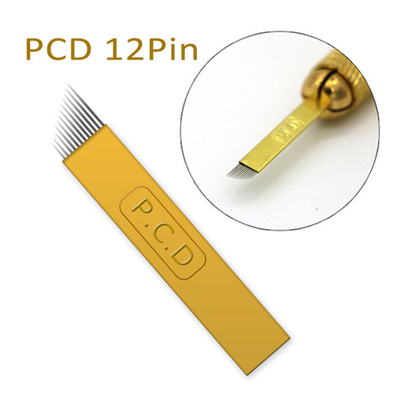 12Pin Microblading Needle Permanent Makeup Microblading Blades For Manual Pen