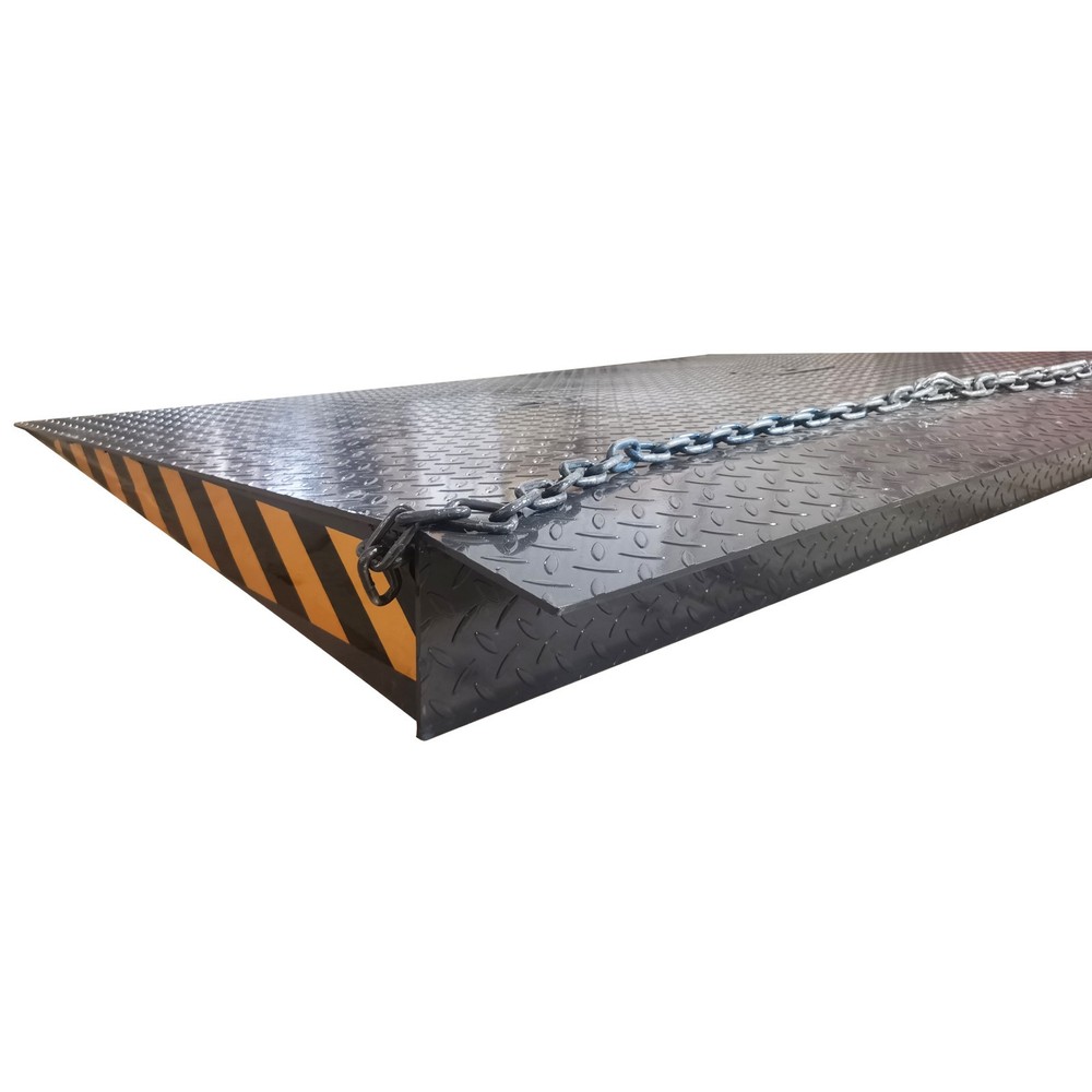 6000kg Heavy Duty Ground-to-Container Loading Ramp Platform Height-Adjustable