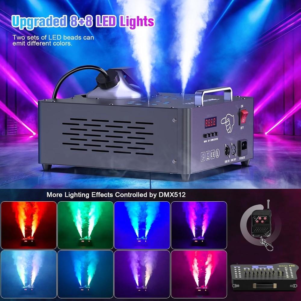 Fog Machine RGB LED Stage Smoke