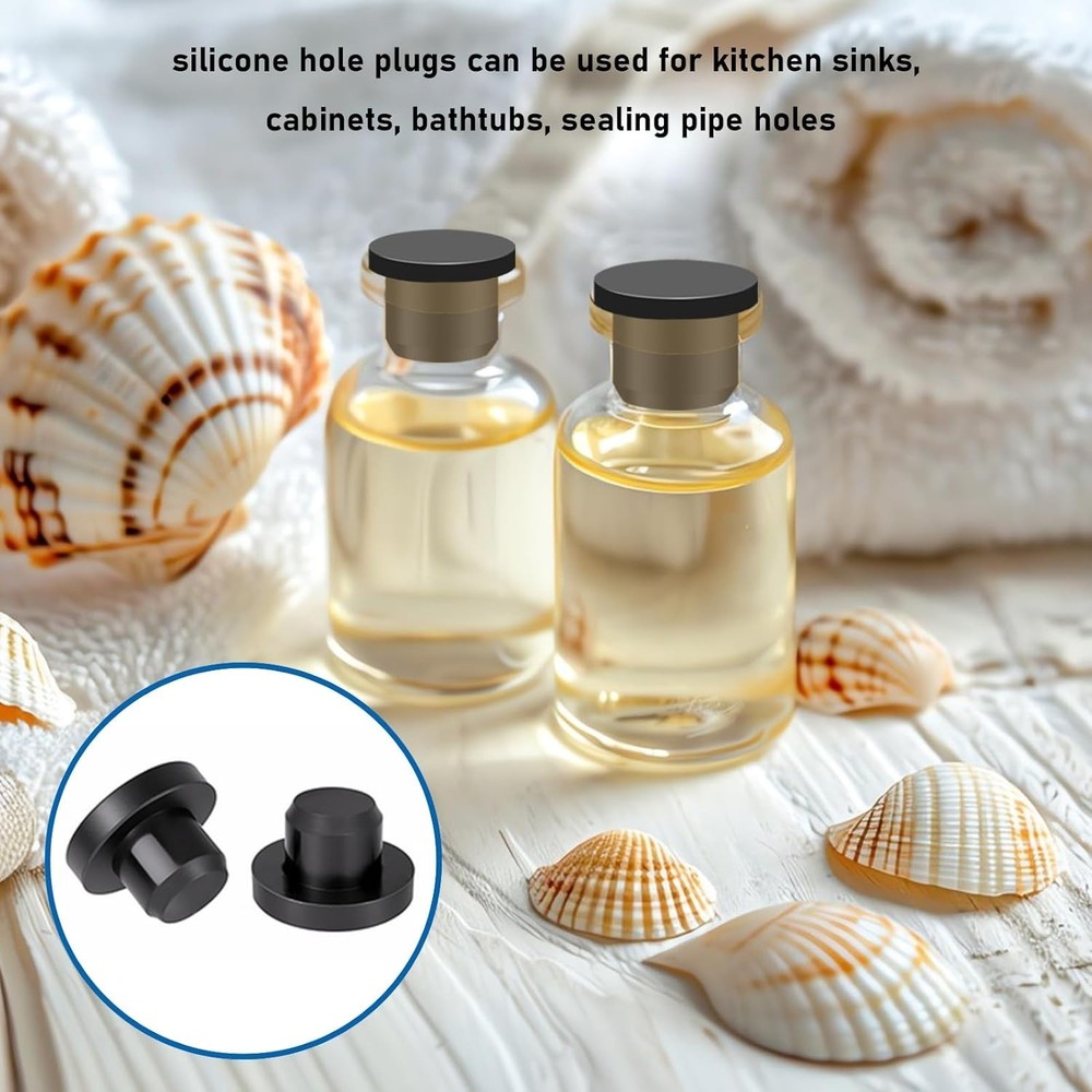 70Pcs Rubber Stopper & Silicone Plug Assortment Kit