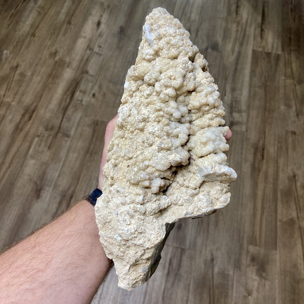 Massive Wyoming Lace Agate Rough With Botryoidal Druzy Quartz