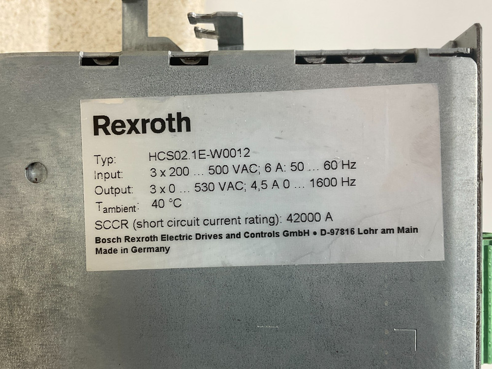 Rexroth HCS02.1E-W0012-A-03-NNNN
