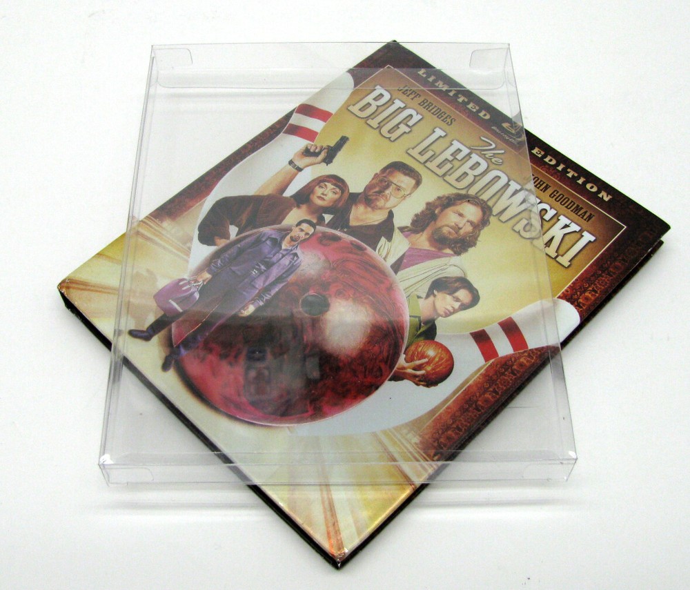 5x BLU-RAY/4K OVERSIZE BOX SET (SIZE B4O D) -CLEAR PLASTIC PROTECTIVE SLEEVE