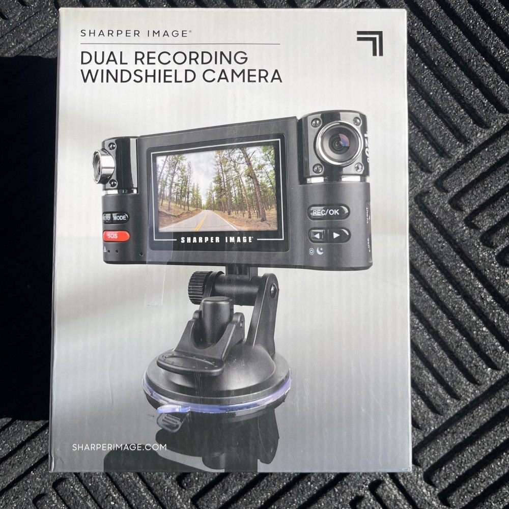 Sharper Image Dual Recording Windshield Camera
