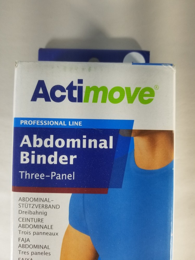 Actimove Three-Panel Abdominal Binder Professional Line Size Large New