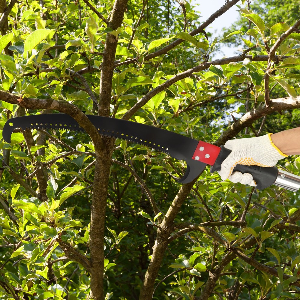 26ft Manual Pole Saw, Lightweight Tree Trimmers Long Handle Pruner Set