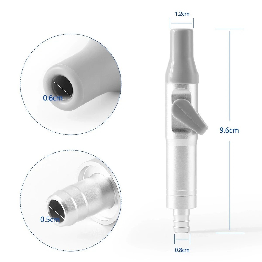 Dental Universal Saliva Ejector Valve SE Weak Suction Handle Adaptor with Switch