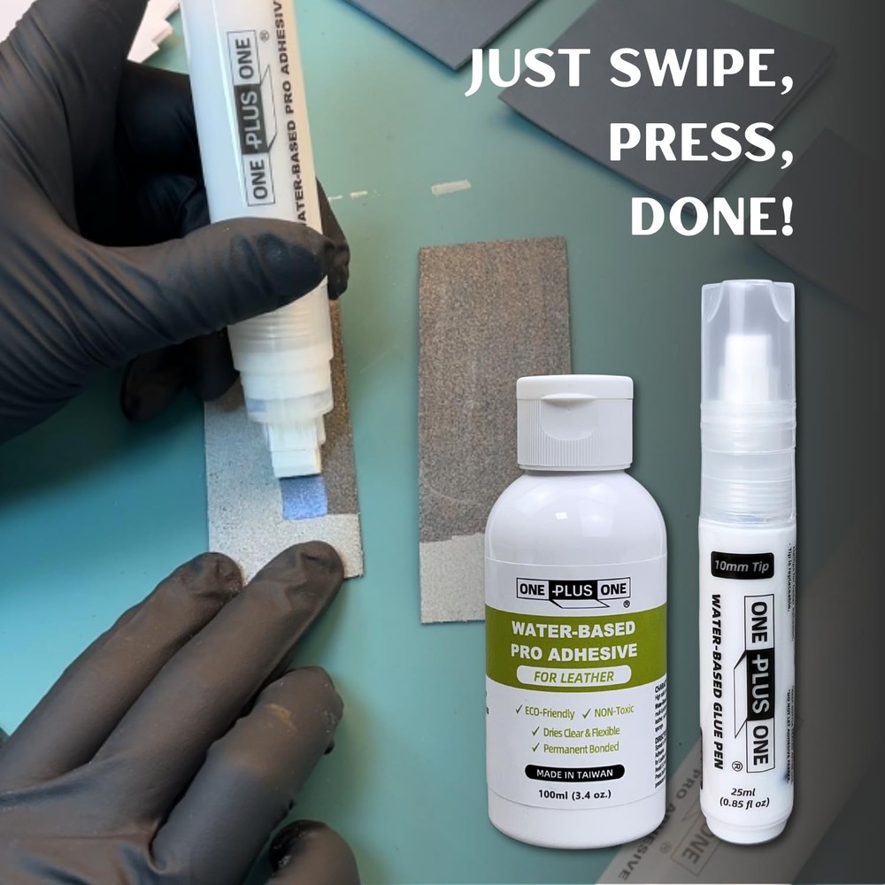 ONE Plus ONE Water-Based Pro Adhesive Set – 10mm Glue Pen with 100ml Refill a