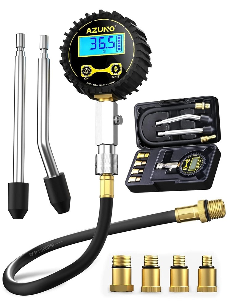 Digital Compression Gauge with Quick Coupler
