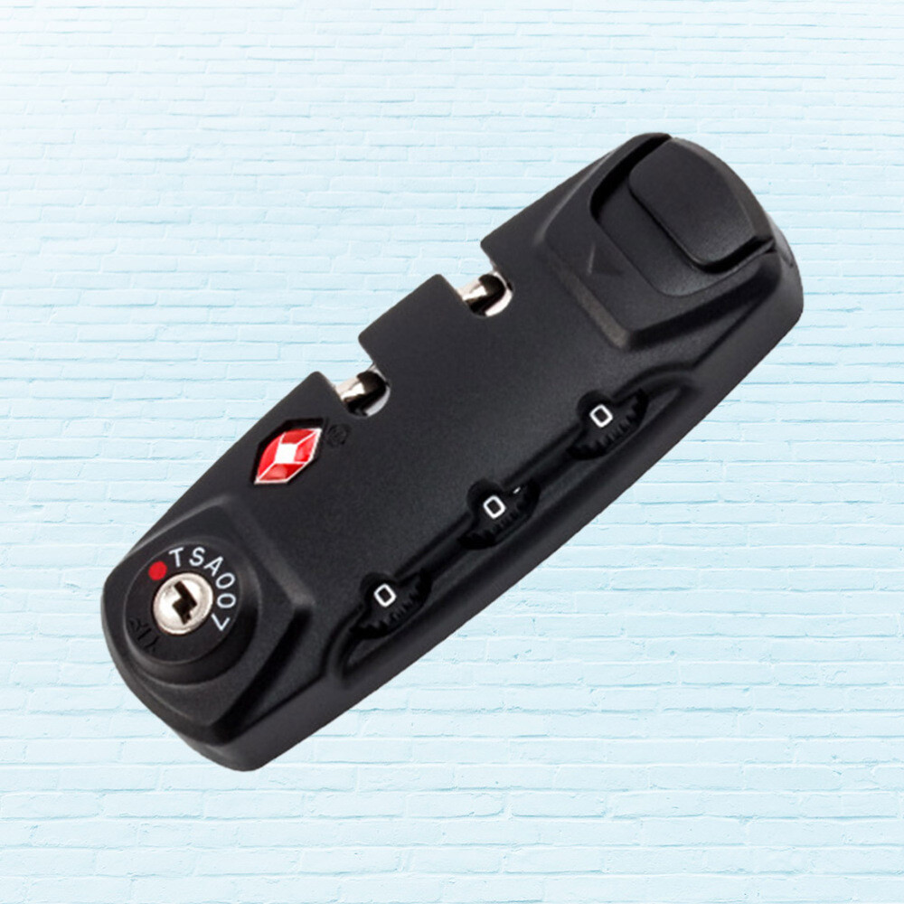 Customs Lock Zipper Bags Fixed Lock Fixed Safety Lock TSA007 Authentication