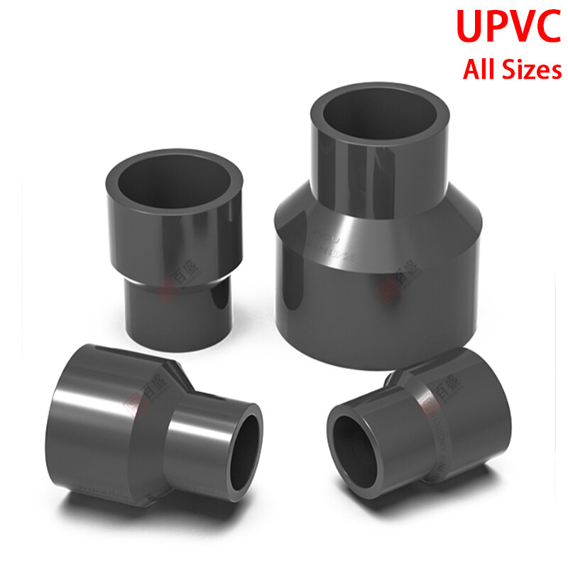 UPVC Reducing Pipe Fitting Concentric Reducer Connector Socket Coupling 20-110mm