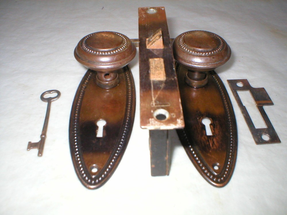 Antique Victorian Era Door Hardware