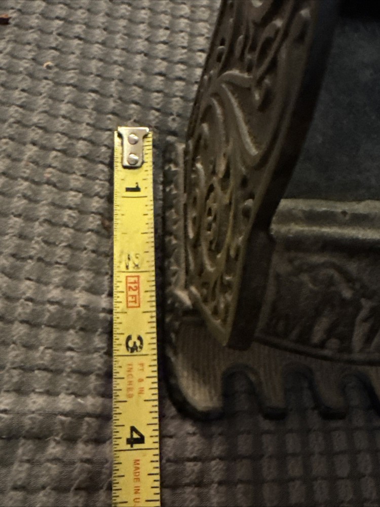Unusual Cast Iron Match Safe-Mrchanical-1897 Patent