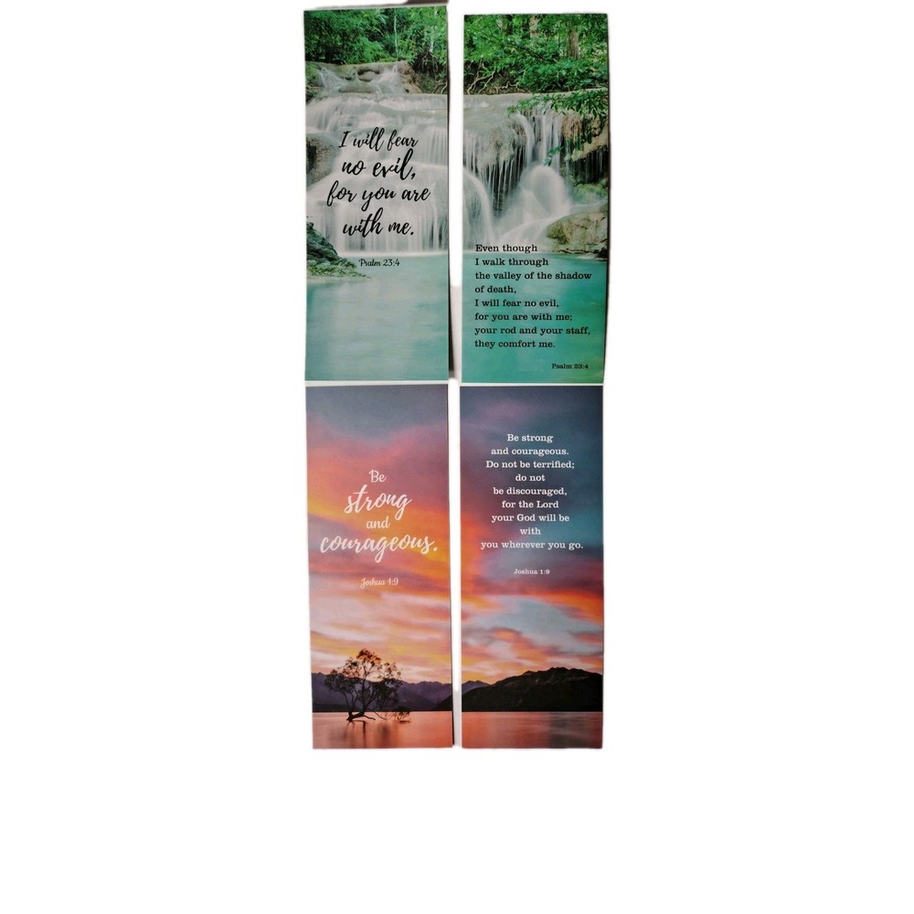 4 Christian Double Sided Bookmarks
