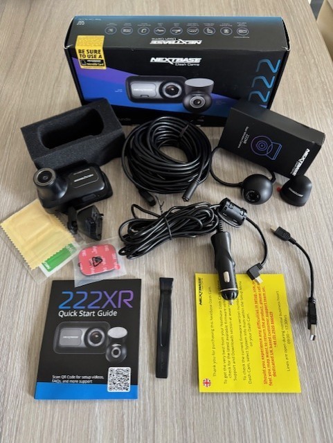 Nextbase 222XR Dash Cam Front and Rear Bundle - only 1 left!