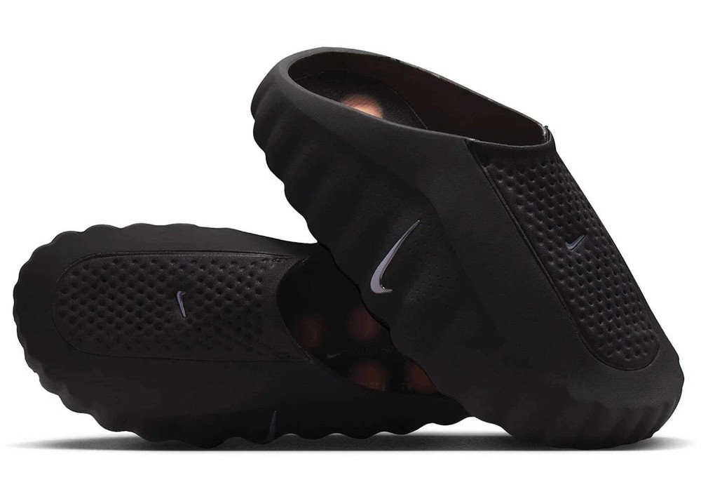 Nike Mind 001 black chrome slides