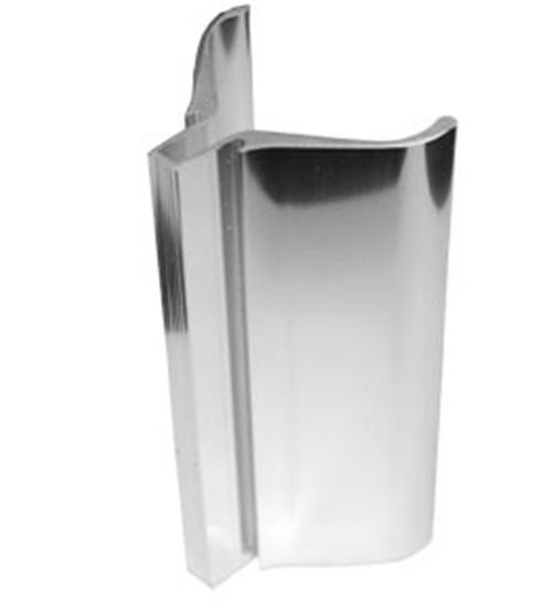 Shower Door Slip-on Bright Chrome 4" Pull Handle