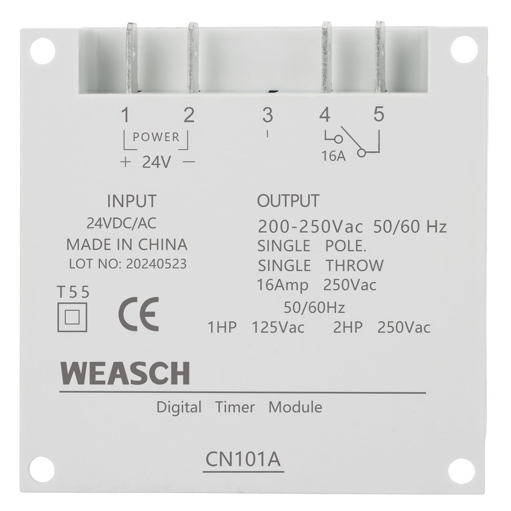 Timer Switch, CN101A, DC/AC 24V 16Amp, Digital LCD Power Programmable Timer