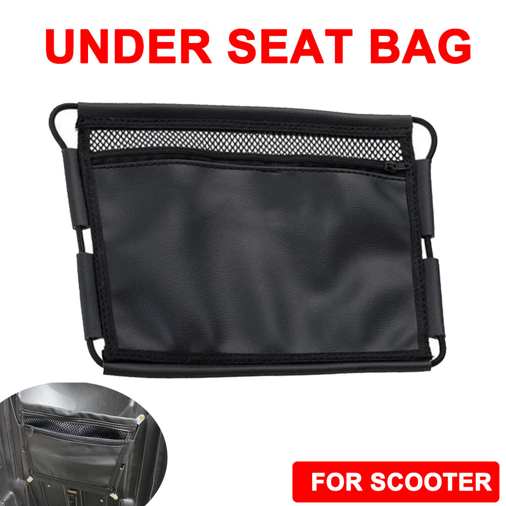 for SYM MAXSYM 400 400i Under Seat Storage Bag Leather Tool Bag