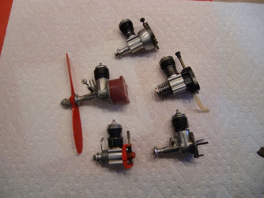 Various COX and other airplane engines