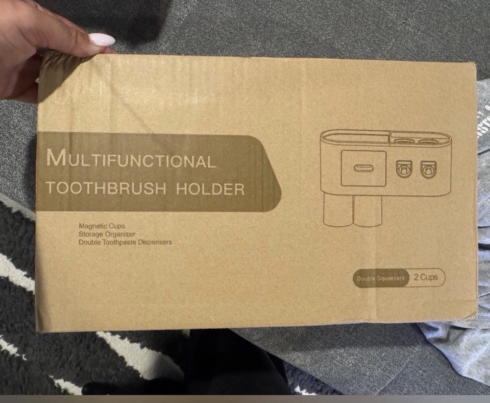 Multi Function Toothbrush Holder