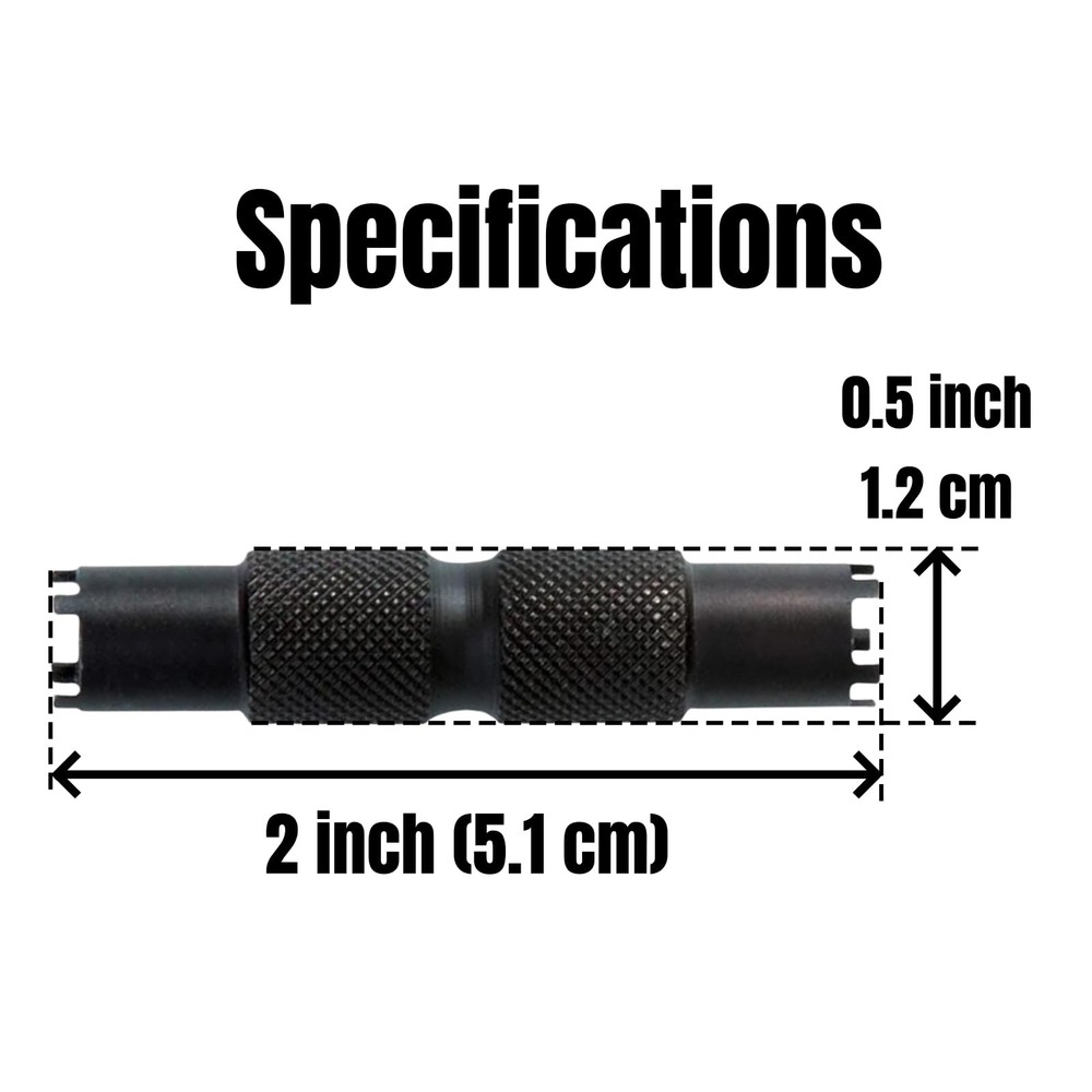 1 PCS Front Sight Tool Precise Adjustment with 4 & 5 Black