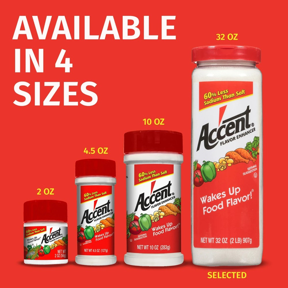 Ac'cent Flavor Enhancer MSG, Kosher, 32 oz