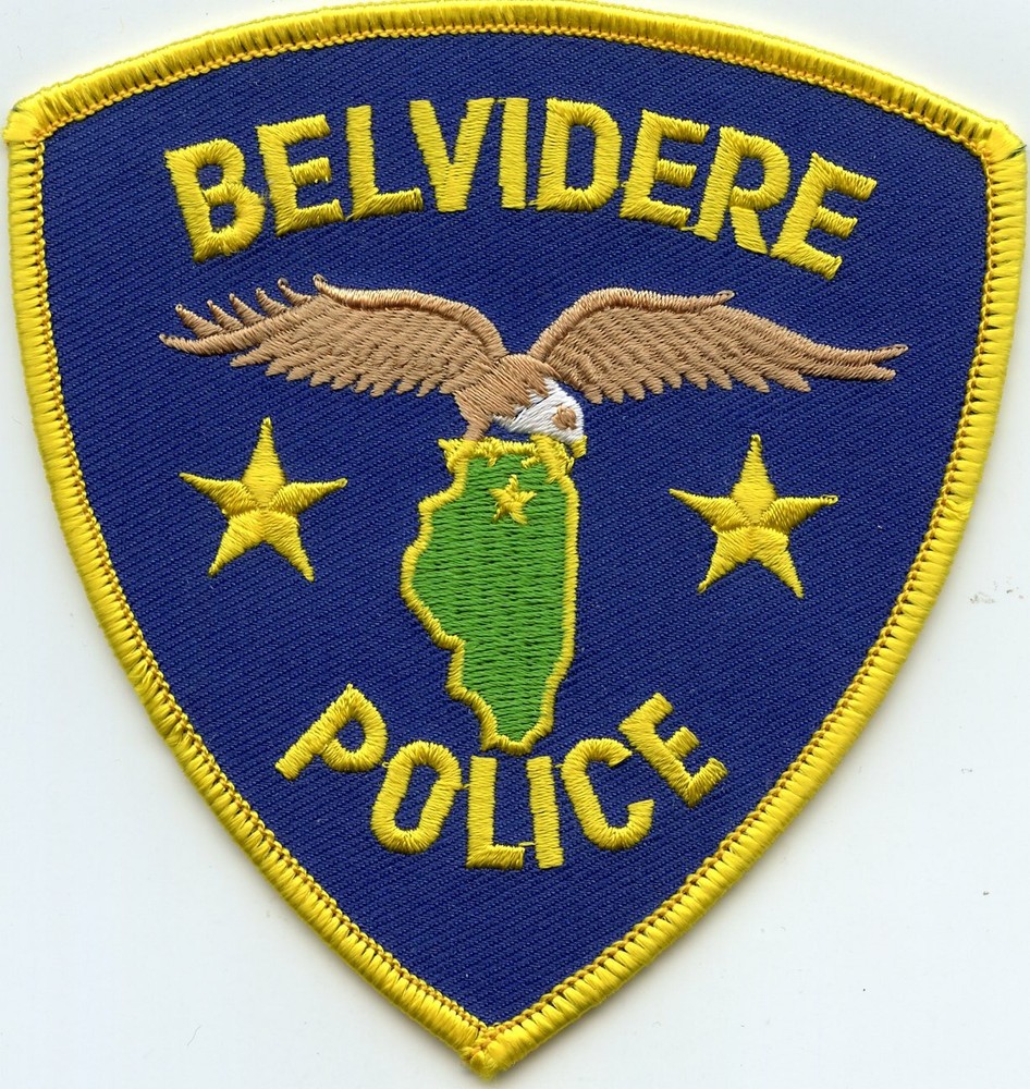 BELVIDERE ILLINOIS IL POLICE PATCH
