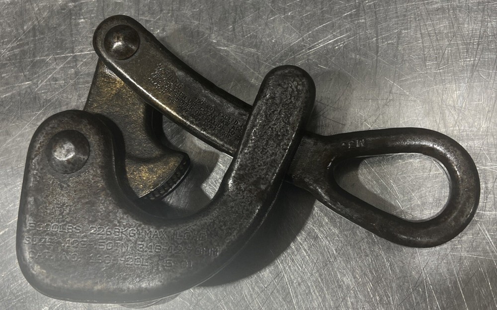 KLEIN TOOLS 1604-20L Cable Pulling Jaw Grip,5000 lb Used Surplus