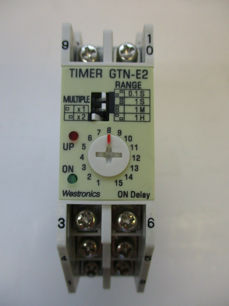 WESTRONICS ELECTRONIC MICOM TIMER SLIM TYPE GTN-E2 DC120V POWER ON DELAY