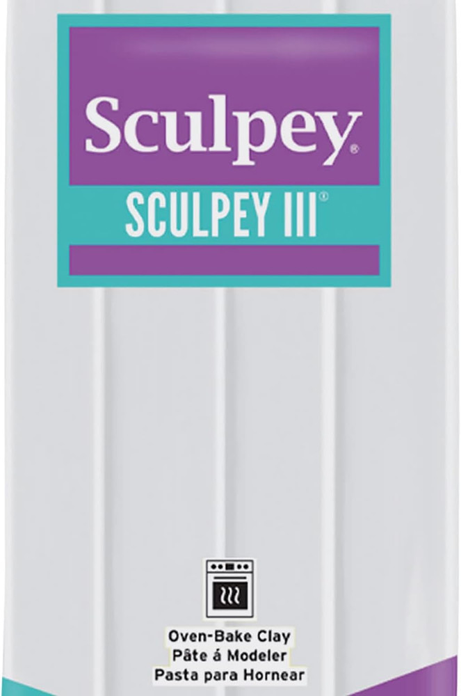 439309 Polyform III Polymer Clay 8 Oz: White