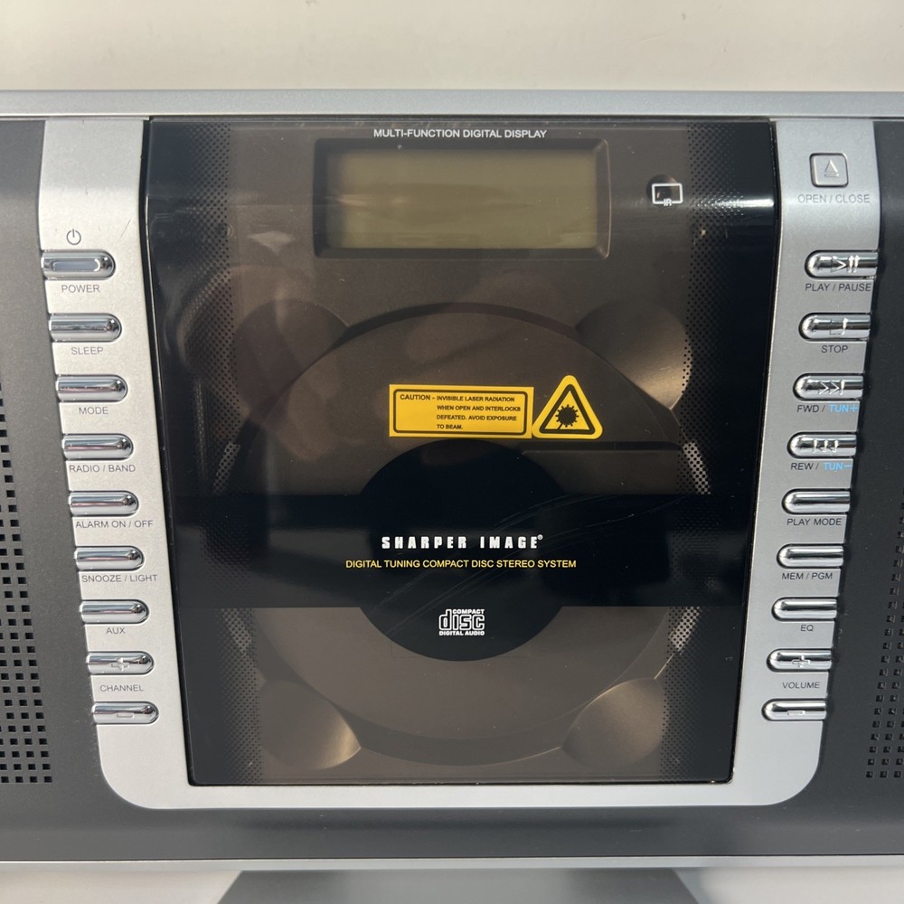 Sharper Image BlueNight CD DIGITAL TUNING COMPACT DISC STEREO SYSTEM