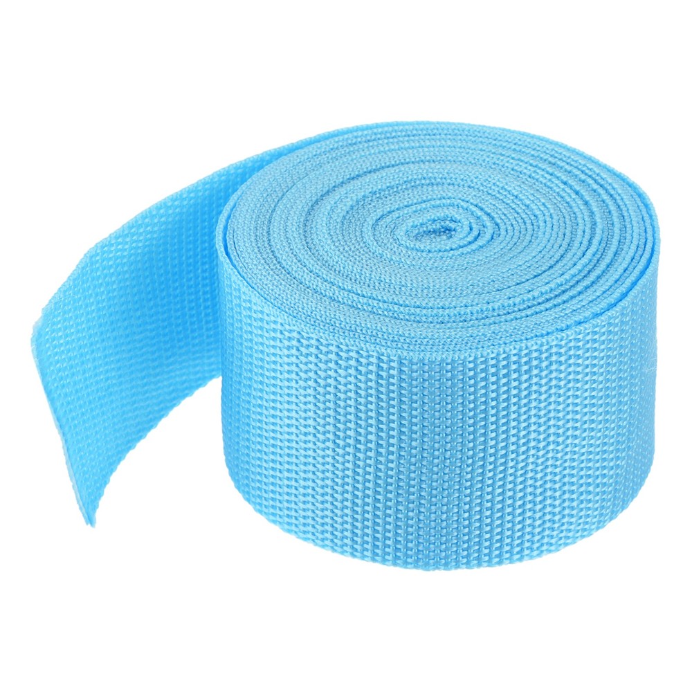 Lightweight Polypropylene Webbing Strap 5cm 5 Yard Sky Blue
