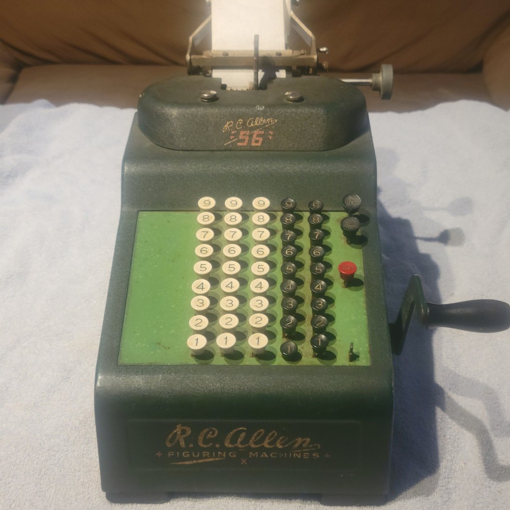 Vintage R.C. Allen Adding Machine