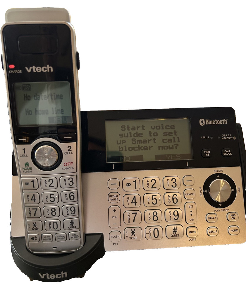 VTech Cordless Phone Answering Machine Bluetooth 5 Handset Super Long Range