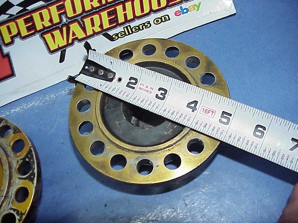 2 Aluminum Wide 5 FLOATING Drive Plates Flanges