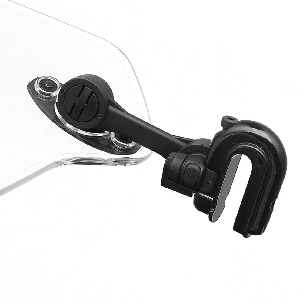 Motorcycle Adjustable Clip-On Windshield Extension Spoiler Windscreen Deflector
