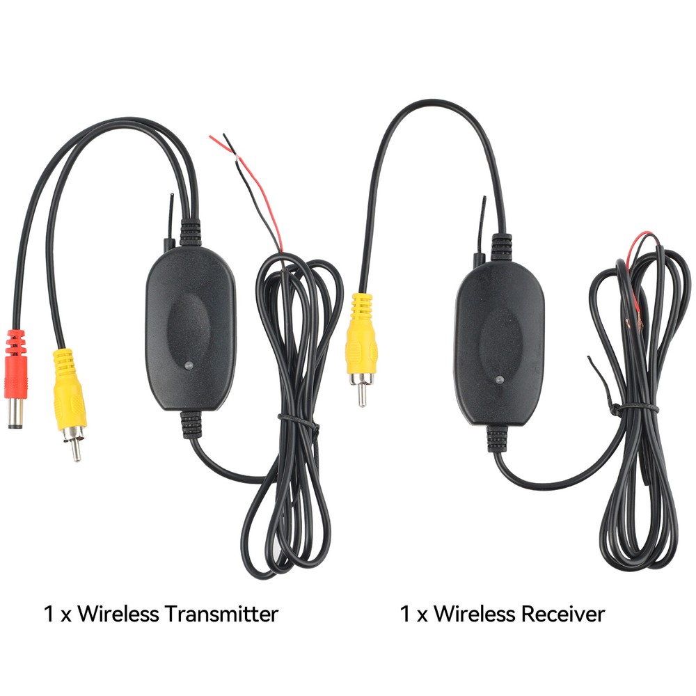 2.4G Wireless Rear Video Transmitter Receiver For Reverse parking Backup Camera-