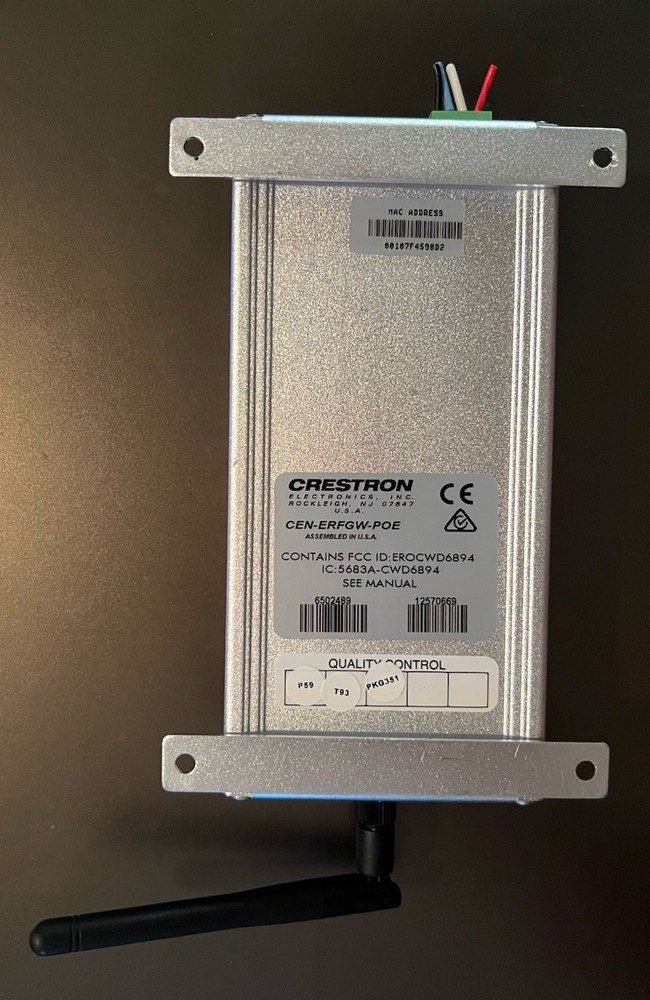 Crestron CEN-ERFGW-POE Extended Range RF Wireless Gateway