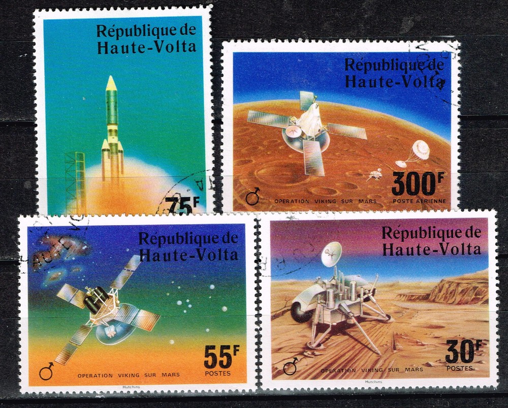 Upper Volta US Space Viking Mars Explorer set 1974