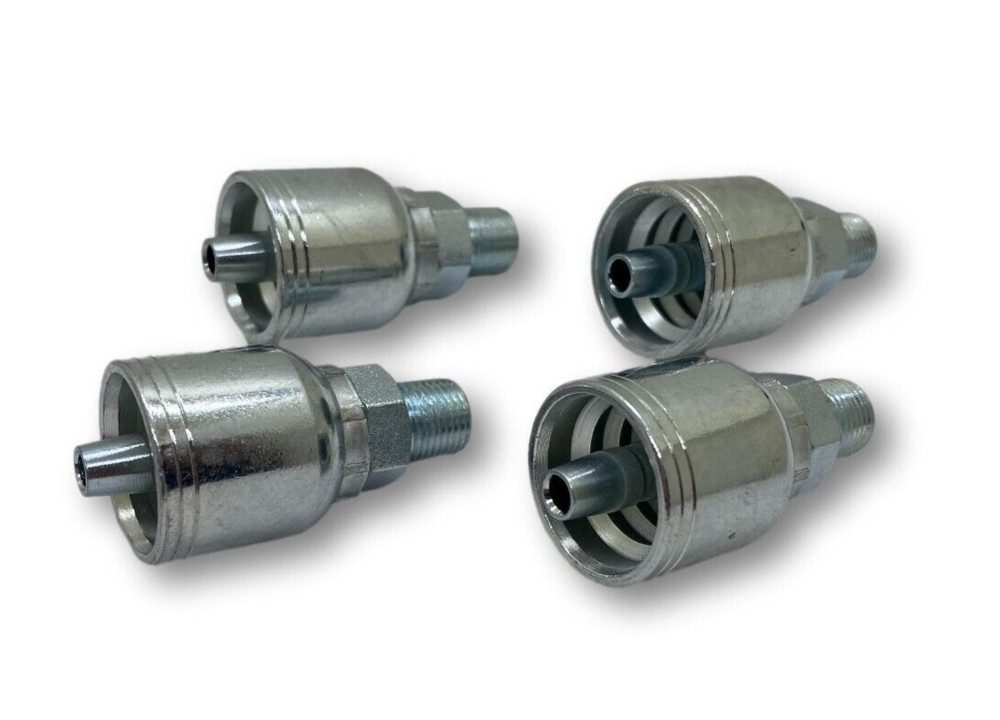 MP-04-02 Crimp Fitting MP Solid 04 x 1/8" NPT (100)