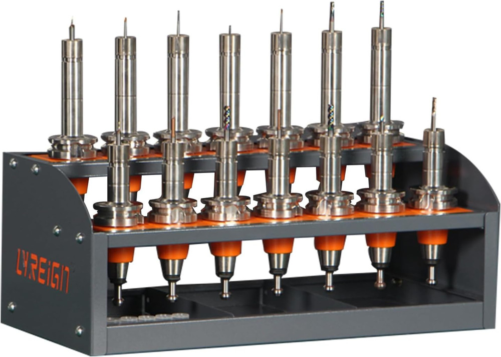 HSK63 CNC Tool Rack - Ideal Desktop Storage for Workshop & Garage Tools