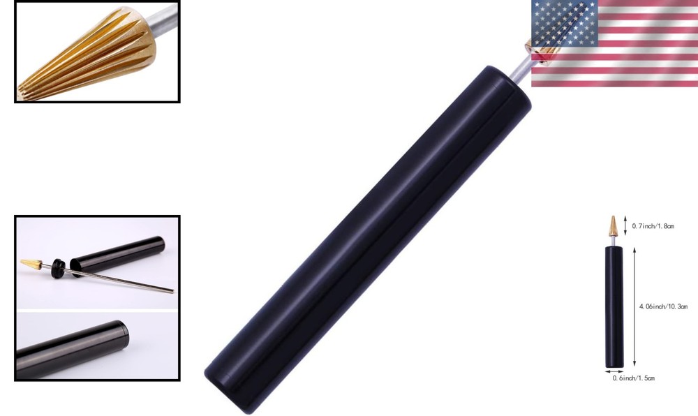Convenient Leather Edge Dye Tool with Colorful Roller Applicator - 5.2 Inch