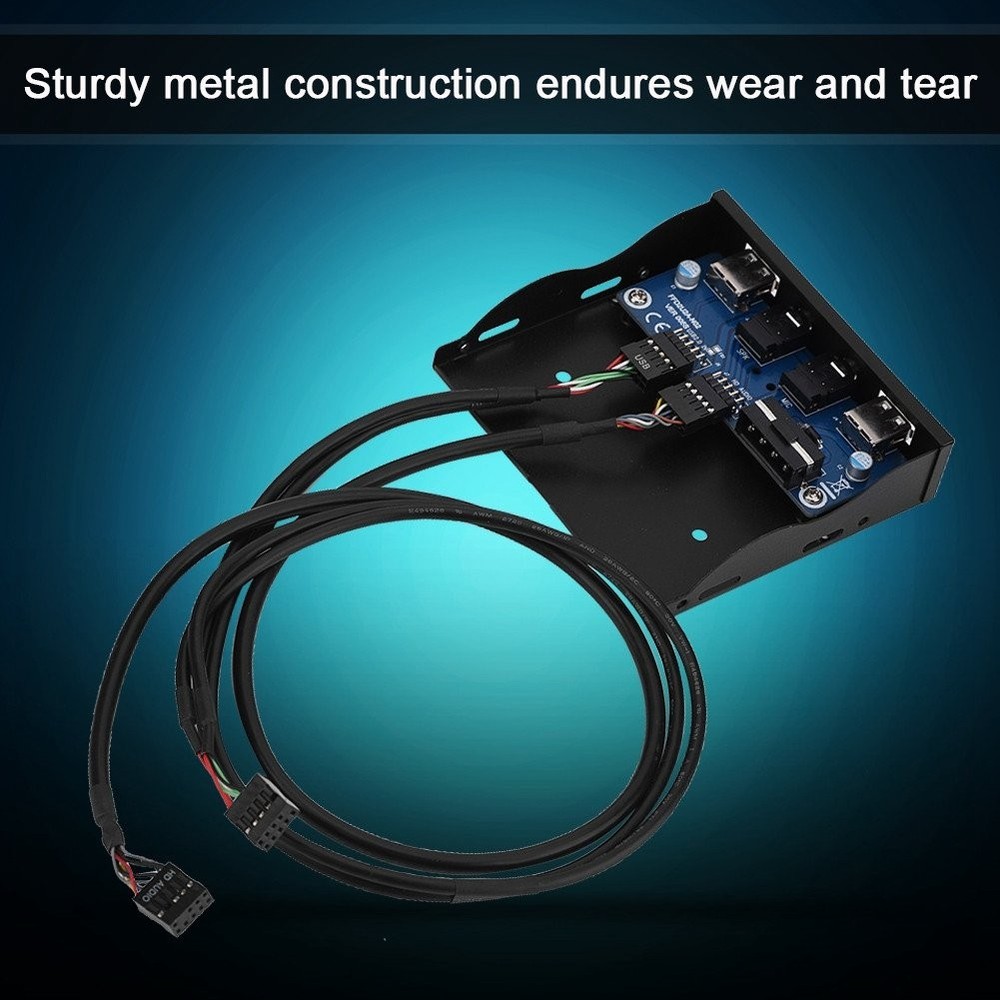 USB2.0 Optical Drive Front Panel with 2 USB 2.0/1 HD Audio/1 default