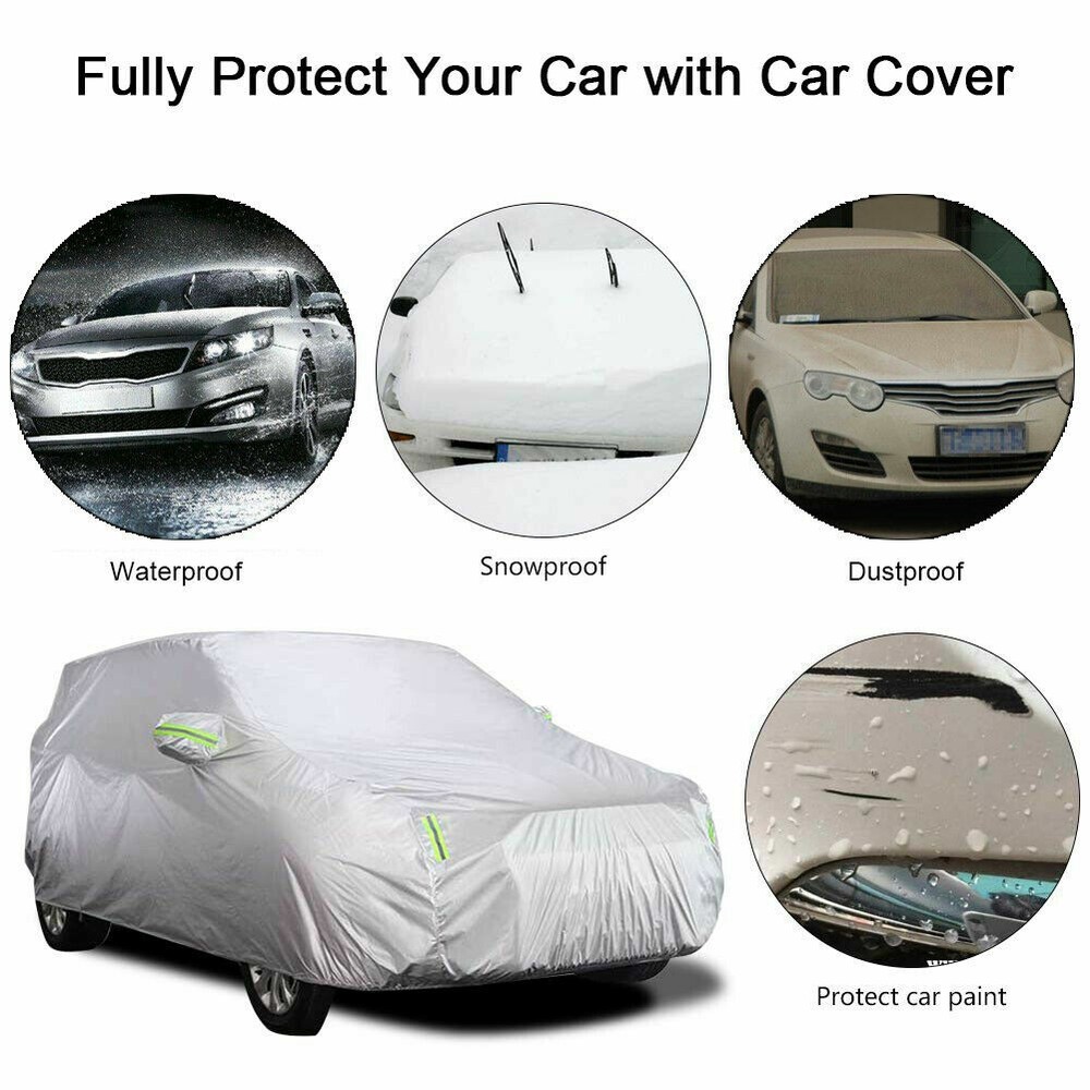 For E46 E90 E91 E92 E93 Car Cover Waterproof 6Layers Rain Protection Dust Proof