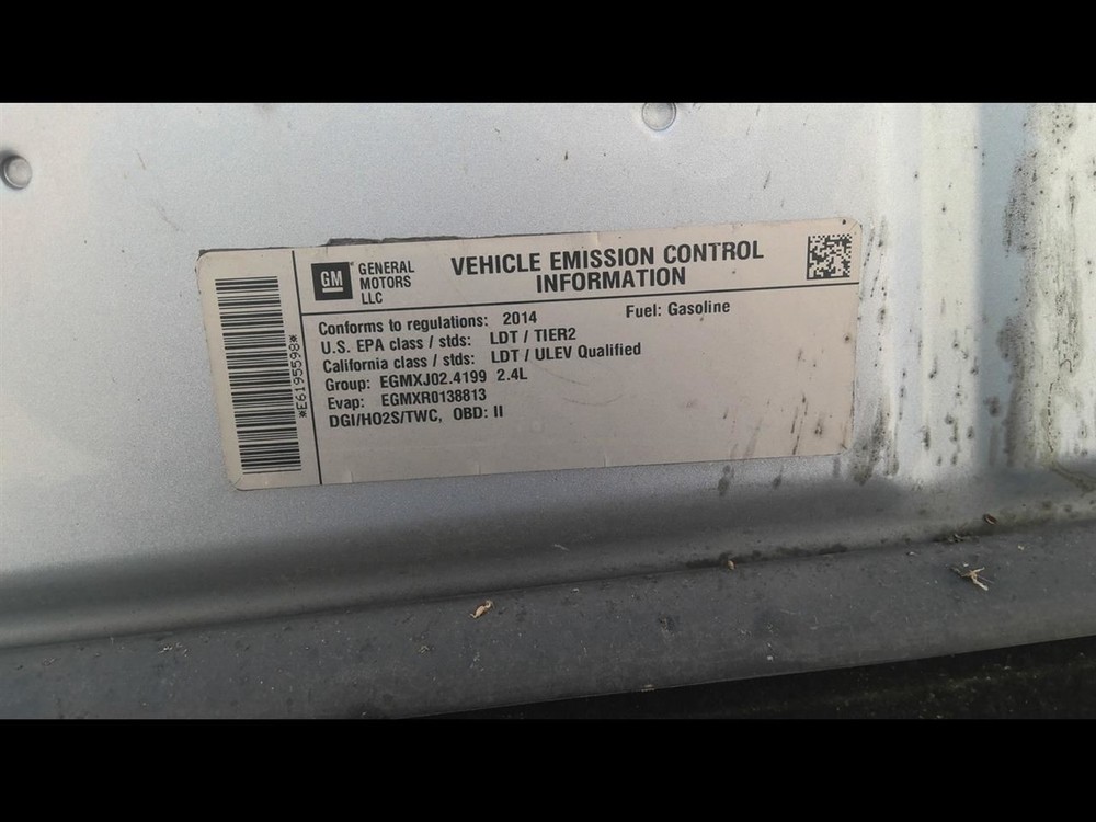 2014 GMC TERRAIN Engine Wire Harness